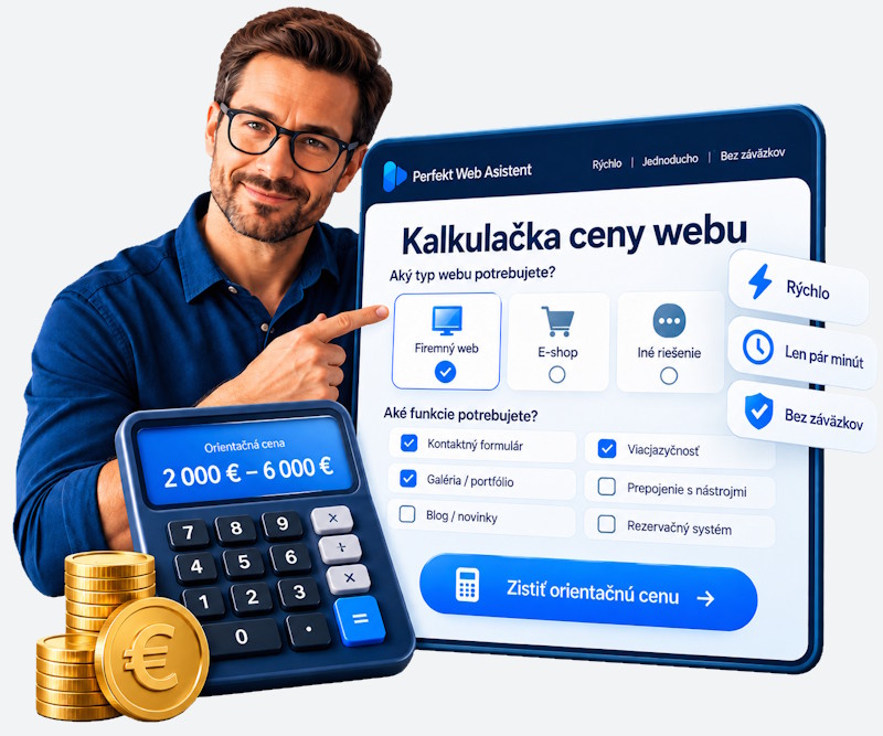 Kalkulačka ceny webu - koľko by mal stáť váš nový web